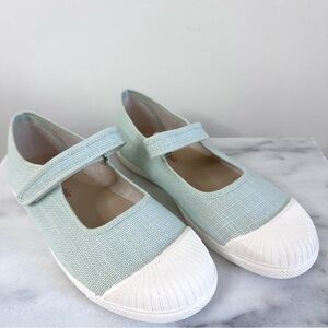 Childrenchic Mary Jane Seafoam Green Sneakers, Girls Size 3, Brand New